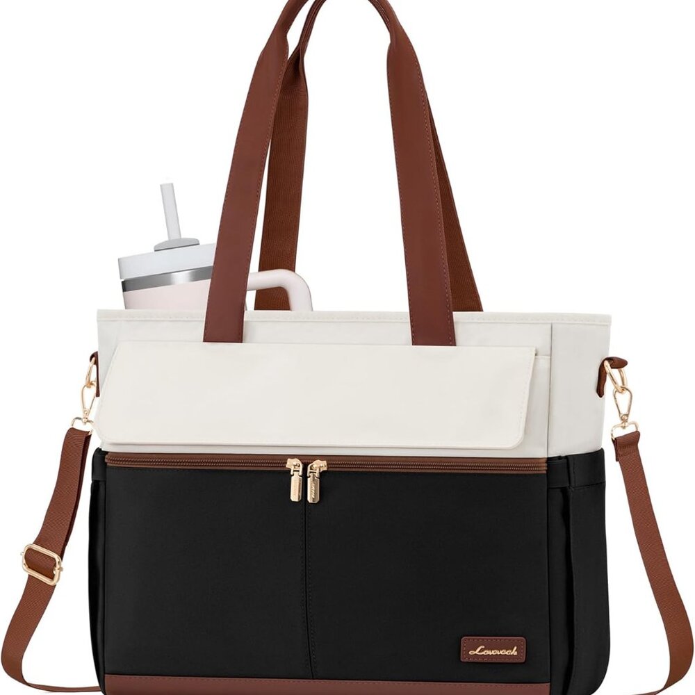 Laptop Bag Computer Bags for Women Black Brown